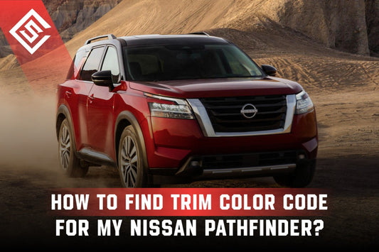 How To Find Trim Color Code For My Nissan Pathfinder?