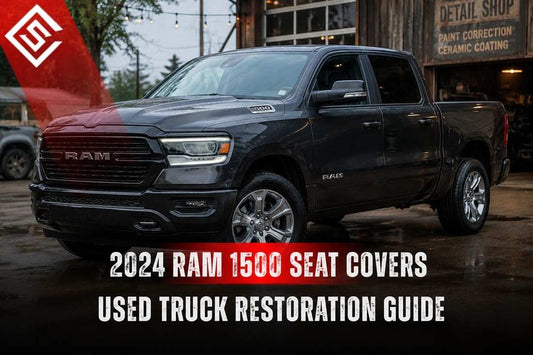 A worn seat makes a newer truck feel older. 2024 Ram 1500 seat covers restore looks, protect surface, and hold value longer.