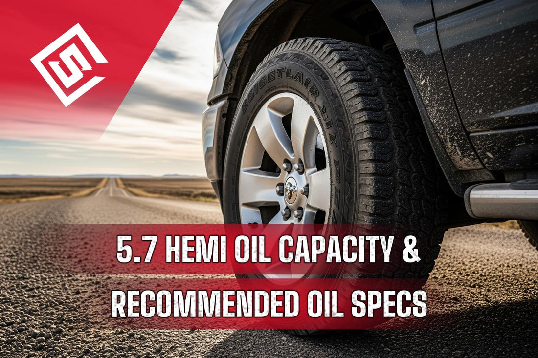 5.7 Hemi Oil Capacity & Recommended Oil Specs (All Model Years)