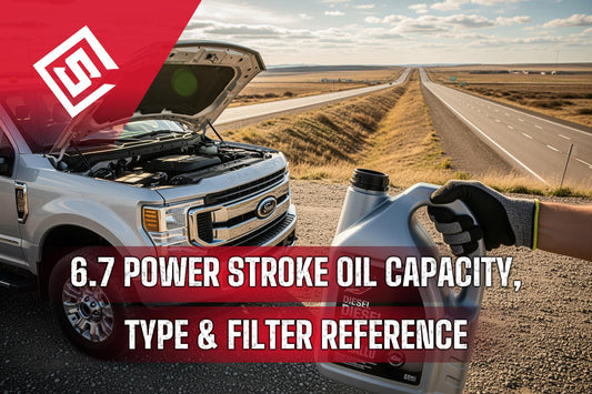 6.7 Power Stroke Oil Capacity, Type & Filter Reference (All Years)