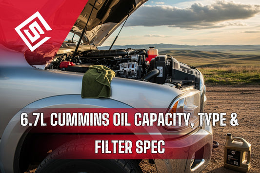 6.7L Cummins Oil Capacity, Type & Filter Spec (All Model Years)