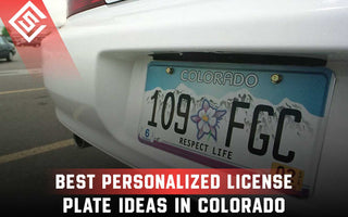 Best Personalized License Plate Ideas in Colorado
