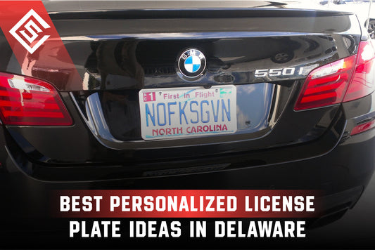 Best Personalized License Plate Ideas in Delaware