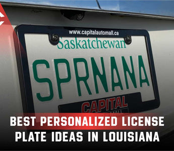 Best Personalized License Plate Ideas in Louisiana