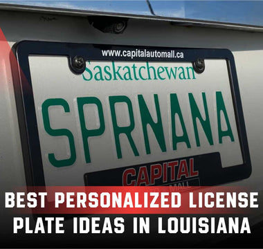 Best Personalized License Plate Ideas in Louisiana