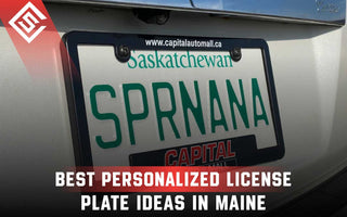 Best Personalized License Plate Ideas in Maine