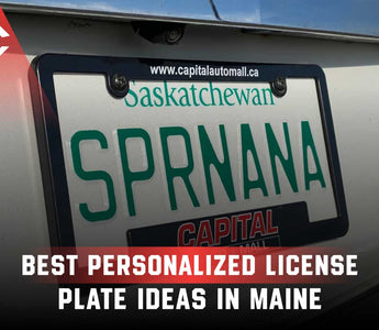 Best Personalized License Plate Ideas in Maine