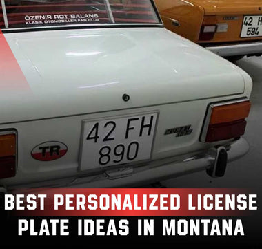 Best Personalized License Plate Ideas in Montana