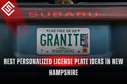 Subaru with GRANITE New Hampshire vanity plate showcasing state pride and custom plate inspiration for drivers.
