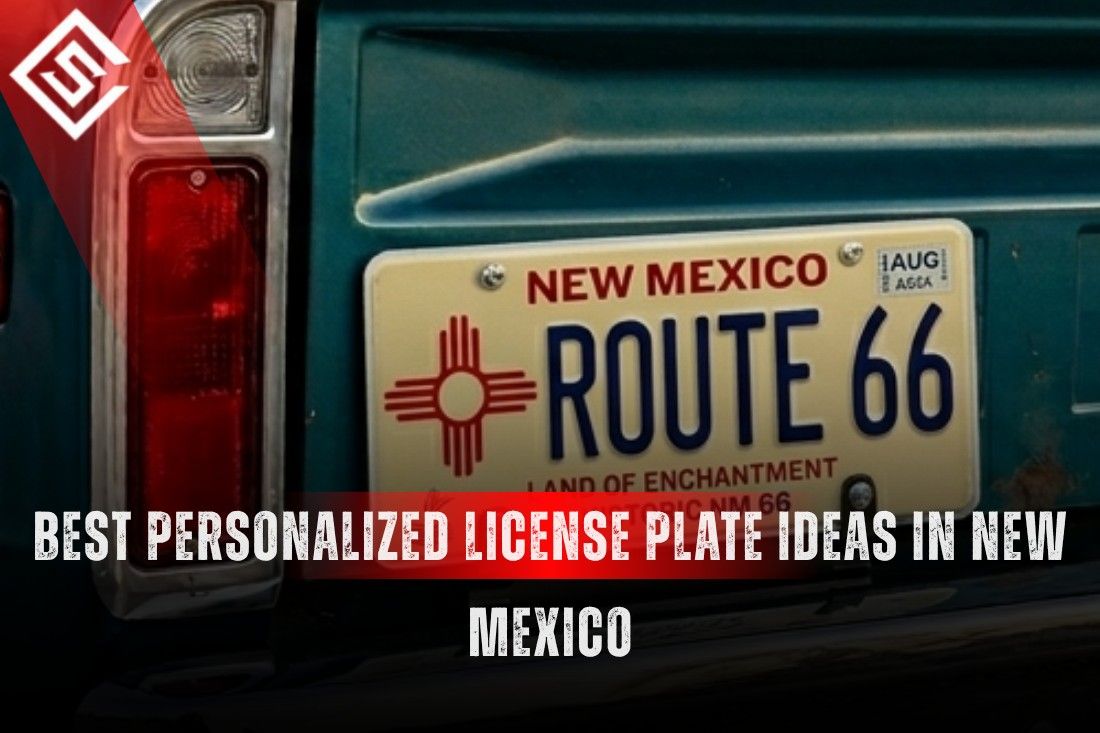 New Mexico Route 66 personalized plate on vintage truck promoting custom license plate ideas for NM drivers statewide.