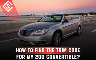 How to Find the Trim Code for My Chrysler 200 Convertible?