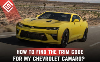 How to Find the Trim Code for My Chevrolet Camaro?