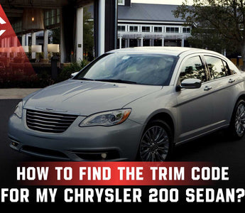 How to Find the Trim Code for My Chrysler 200 Sedan?