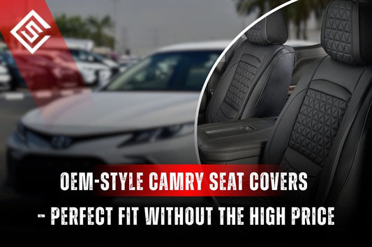 Shop OEM-Style Toyota Camry Seat Covers - Perfect Fit Without the High Price