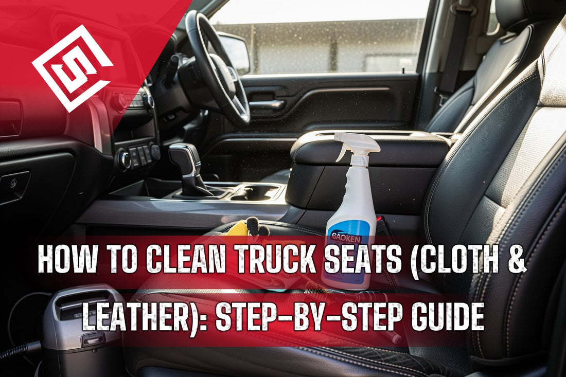How to Clean Truck Seats (Cloth & Leather): Step-by-Step Guide
