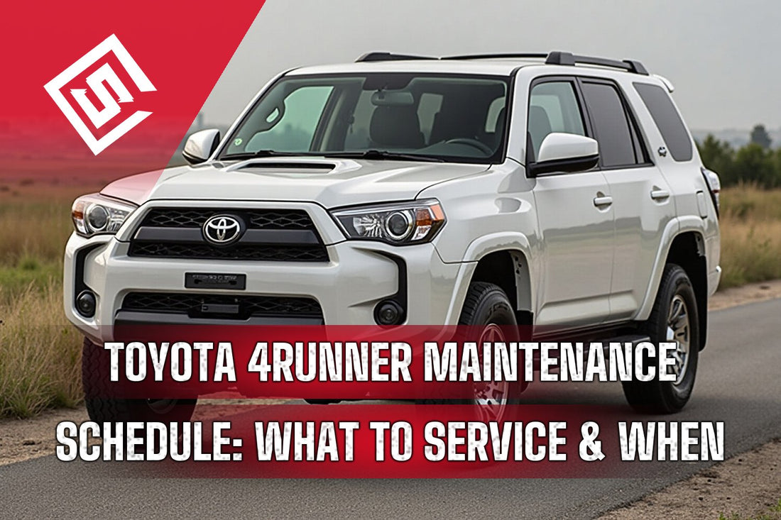 Toyota 4Runner Maintenance Schedule: What to Service & When