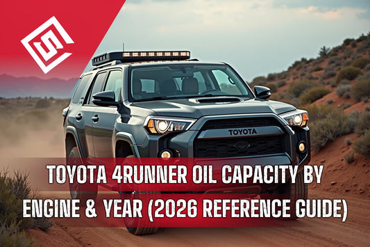 Toyota 4Runner Oil Capacity by Engine & Year (2026 Reference Guide)
