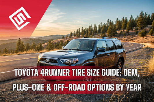 Toyota 4Runner Tire Size Guide: OEM, Plus-One & Off-Road Options by Year