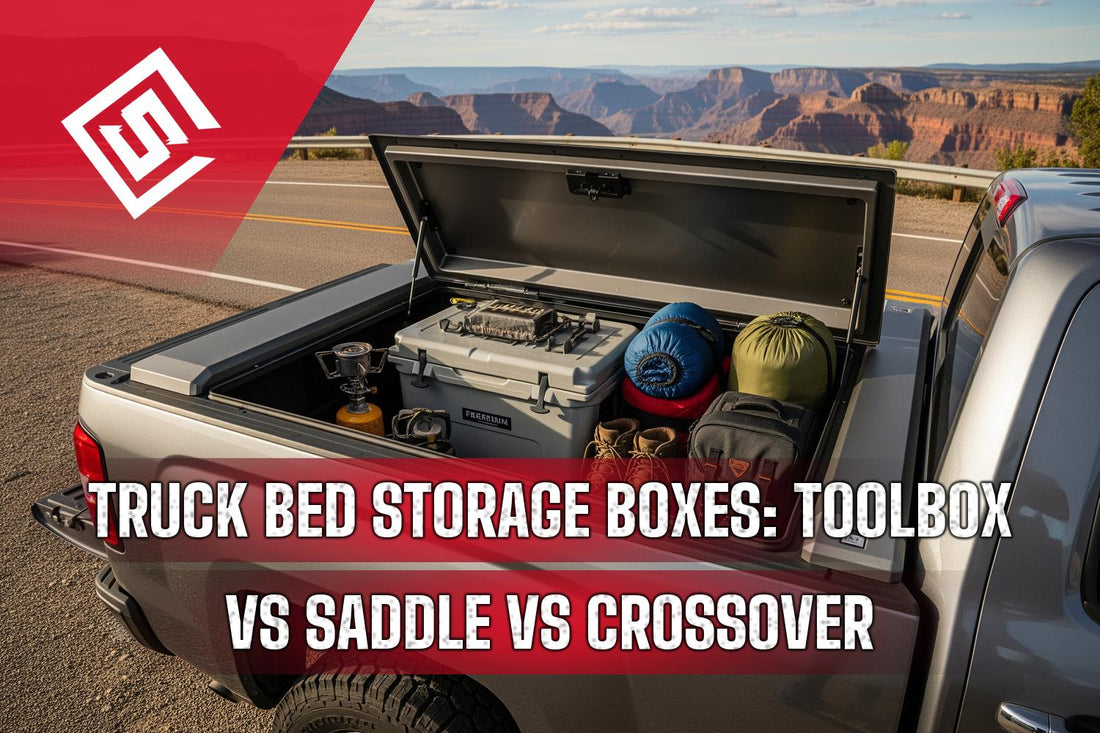 Truck Bed Storage Boxes: Crossover vs Saddle vs Side-Mount vs Drawer Systems
