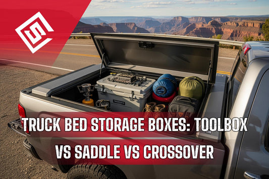 Truck Bed Storage Boxes: Crossover vs Saddle vs Side-Mount vs Drawer Systems