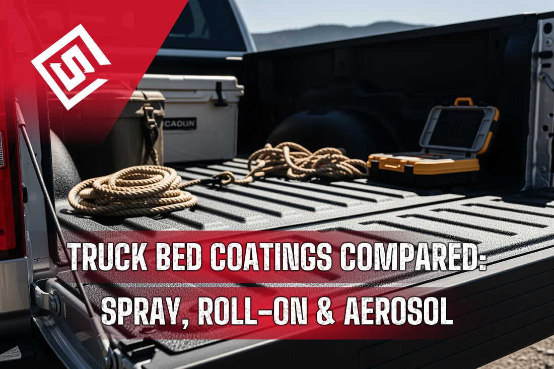 Truck Bed Coatings Compared: Spray-On, Roll-On, and Aerosol