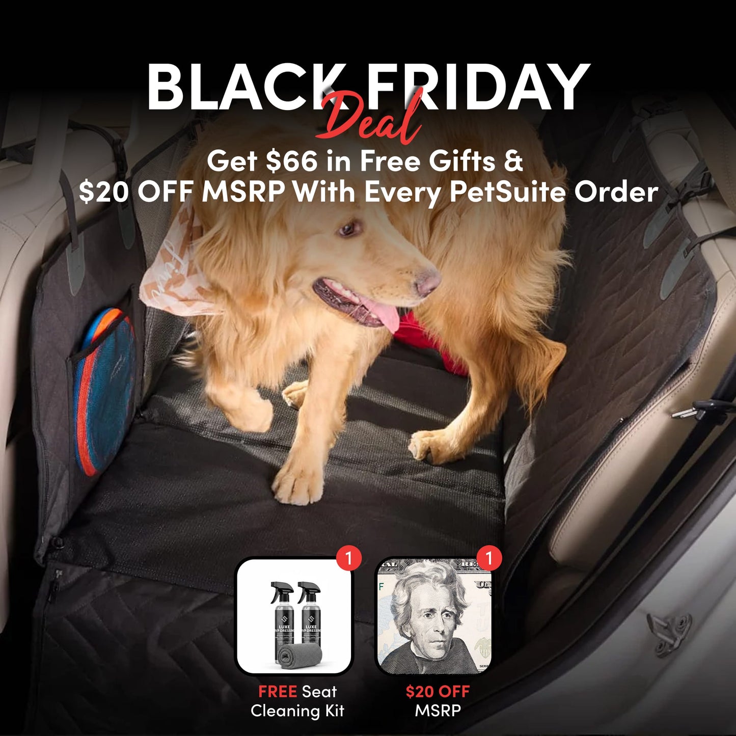 PetSuite Back Seat Protector