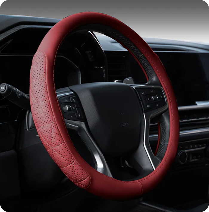 Luxury steering wheel cover