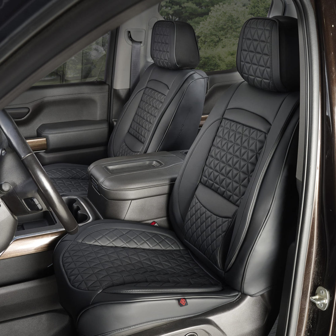 Your Luxury Seat Covers Front Seats - Black